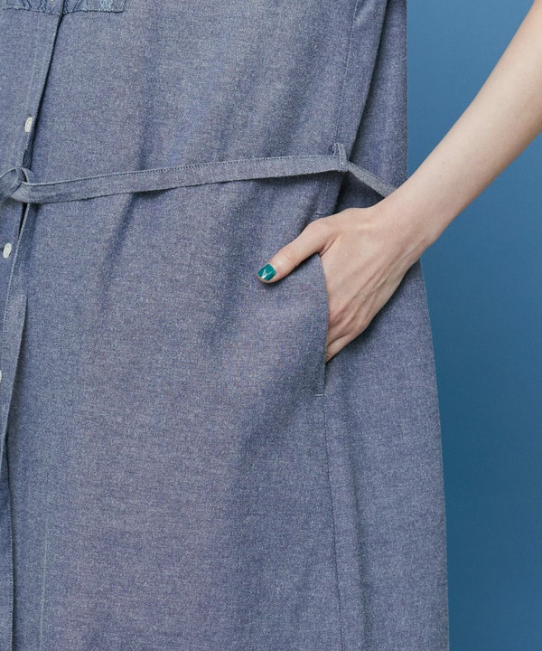 ダガリー ワンピース 詳細画像