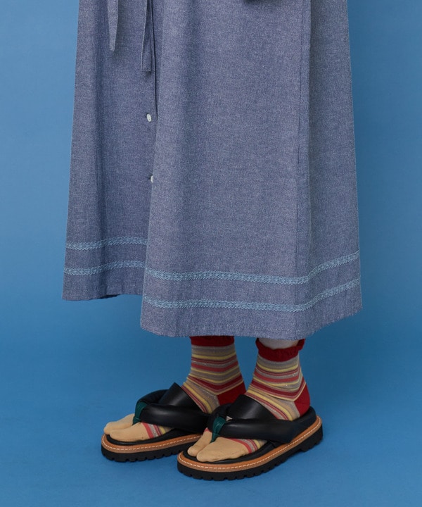 ダガリー ワンピース 詳細画像