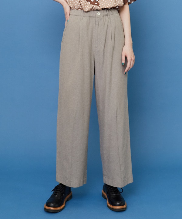 ダガリー パンツ 詳細画像 グレイッシュベージュ
