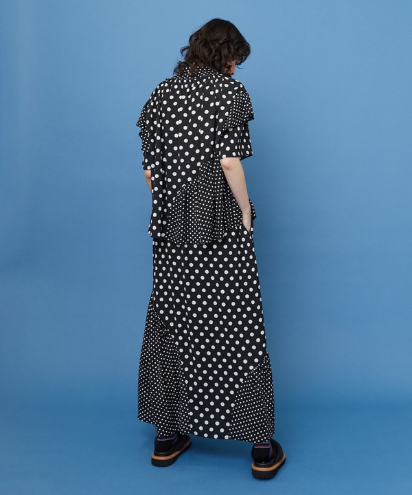 ドレープドット スカート 詳細画像