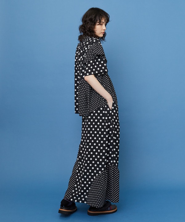 ドレープドット スカート 詳細画像