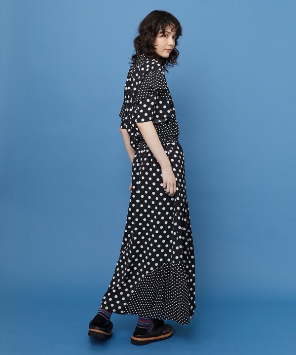 ドレープドット スカート 詳細画像