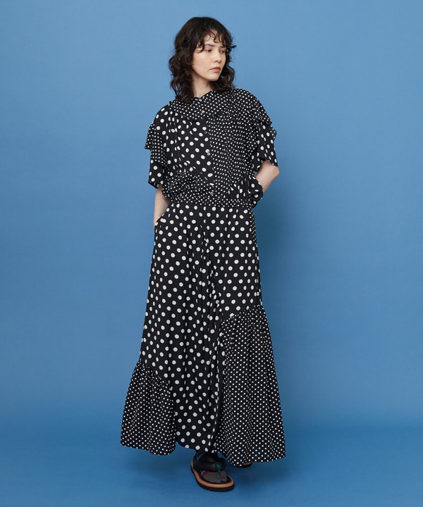 ドレープドット スカート 詳細画像