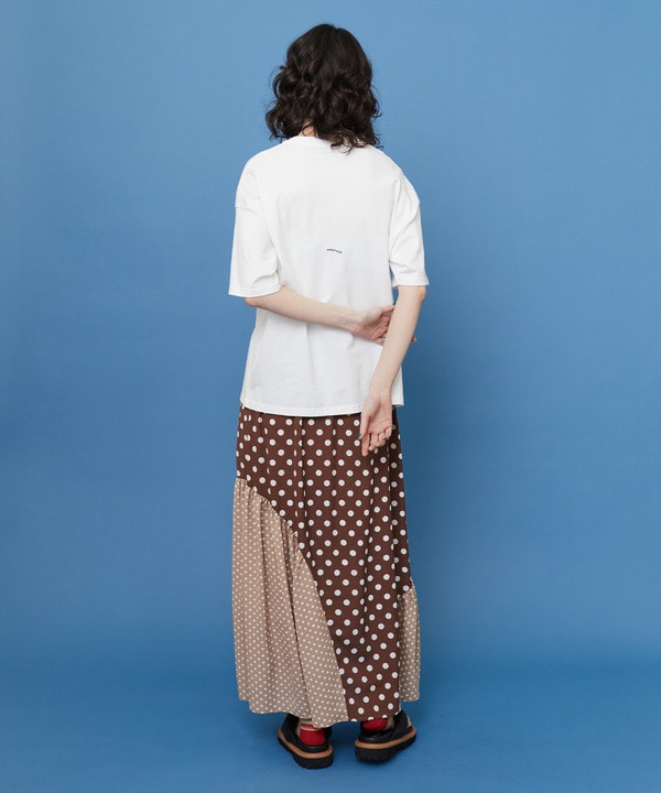 ドレープドット スカート 詳細画像