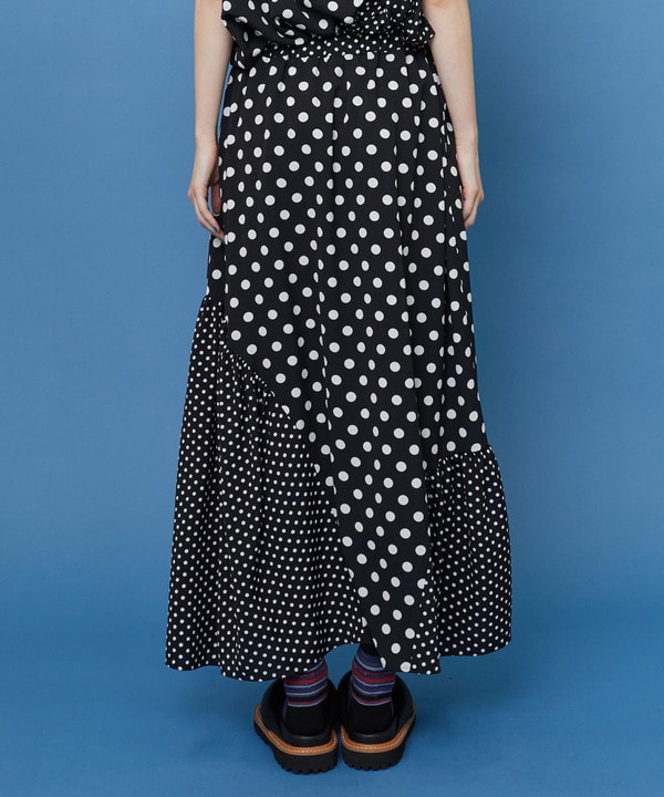 ドレープドット スカート 詳細画像