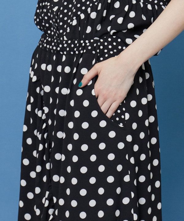 ドレープドット スカート 詳細画像