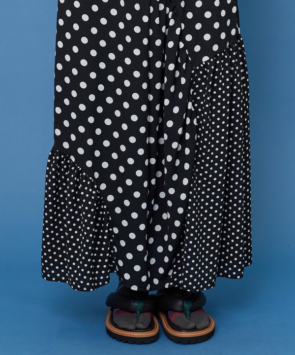 ドレープドット スカート 詳細画像
