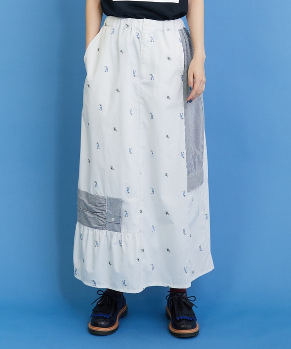 シャッター スカート 詳細画像 ホワイト