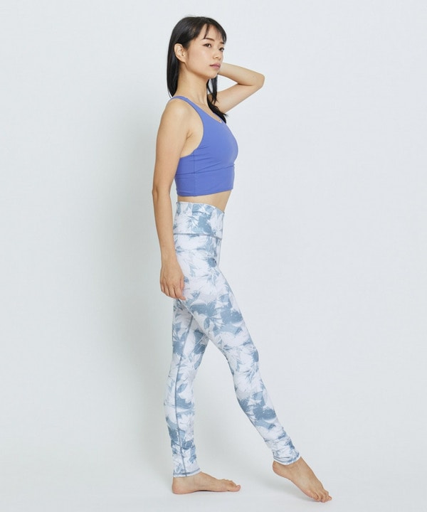 ribbon flowerプリントクロスレギンス/水着・UVカット・水陸両用・吸汗速乾・ホットヨガ対応・耐塩素 詳細画像