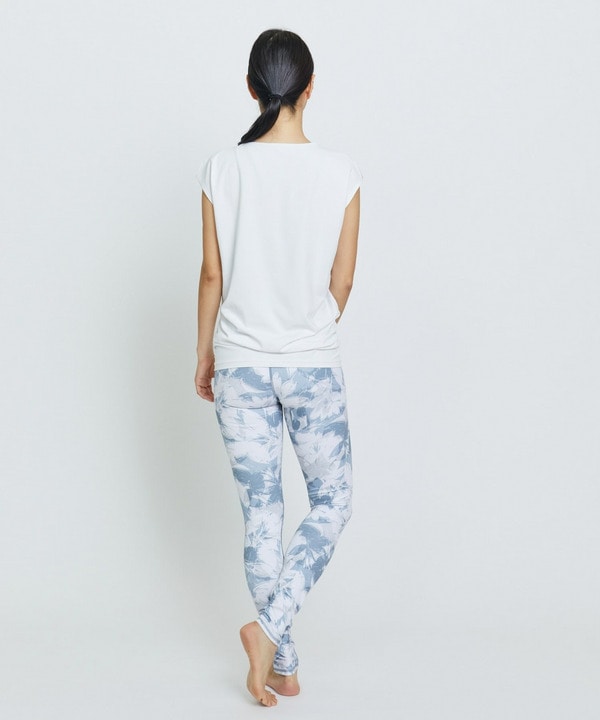 ribbon flowerプリントクロスレギンス/水着・UVカット・水陸両用・吸汗速乾・ホットヨガ対応・耐塩素 詳細画像