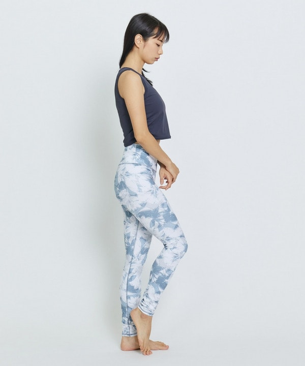 ribbon flowerプリントクロスレギンス/水着・UVカット・水陸両用・吸汗速乾・ホットヨガ対応・耐塩素 詳細画像