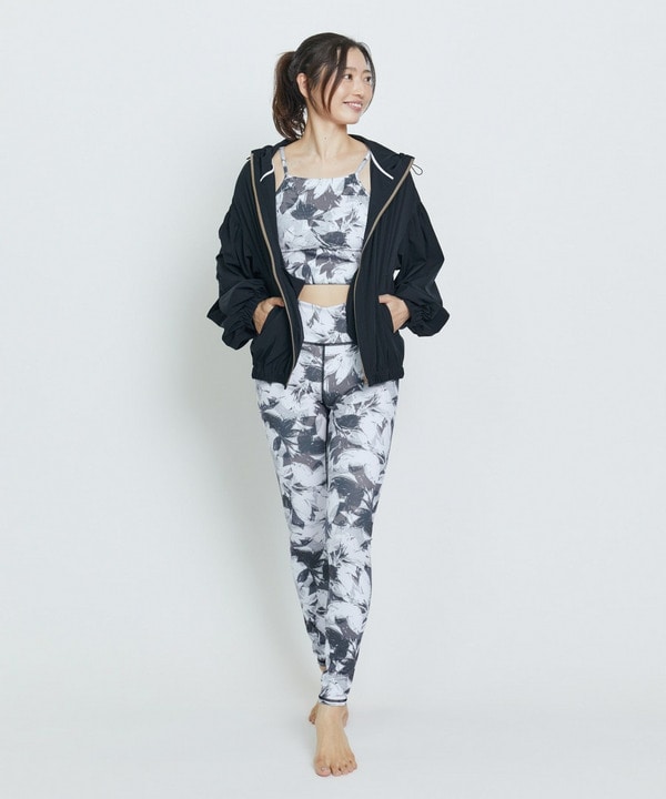 ribbon flowerプリントクロスレギンス/水着・UVカット・水陸両用・吸汗速乾・ホットヨガ対応・耐塩素 詳細画像