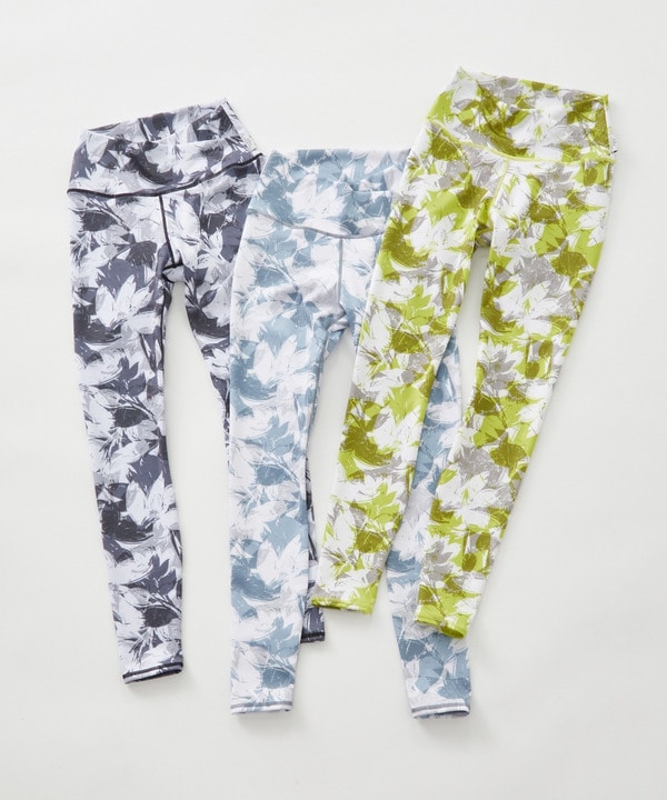 ribbon flowerプリントクロスレギンス/水着・UVカット・水陸両用・吸汗速乾・ホットヨガ対応・耐塩素 詳細画像