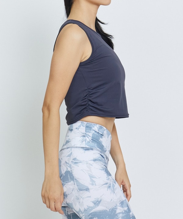 【定番】Ecocoベア天竺ショートトップス/エコ・UVカット・吸汗速乾・ハイストレッチ・ホットヨガ対応・ラッシュガード 詳細画像