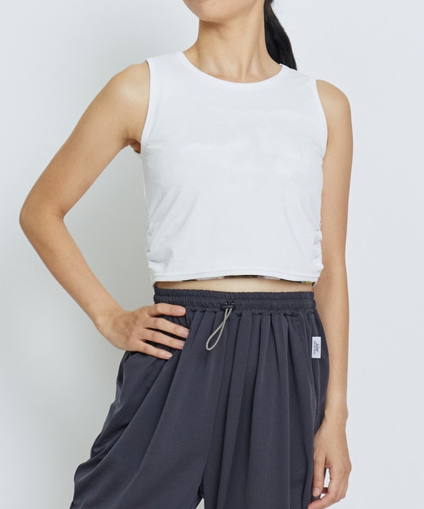 【定番】Ecocoベア天竺ショートトップス/エコ・UVカット・吸汗速乾・ハイストレッチ・ホットヨガ対応・ラッシュガード 詳細画像