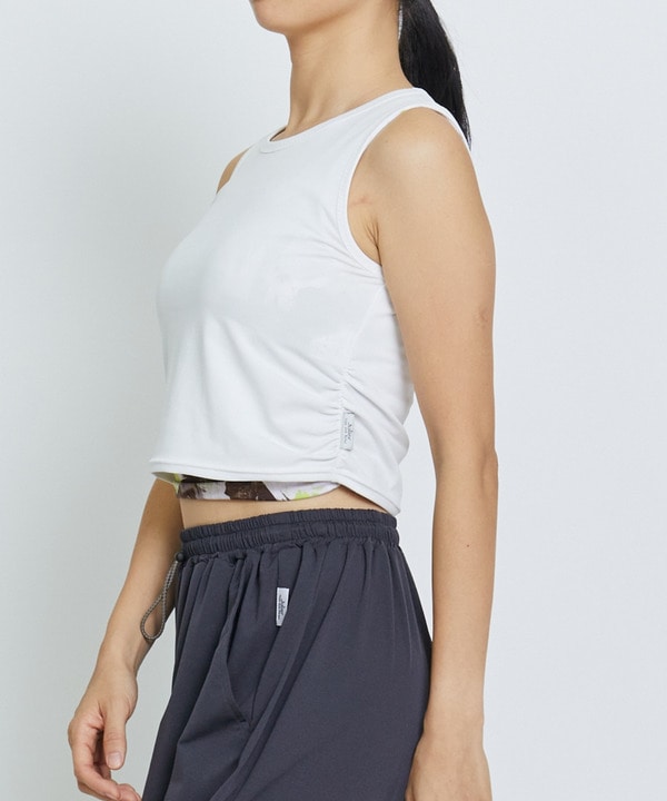 【定番】Ecocoベア天竺ショートトップス/エコ・UVカット・吸汗速乾・ハイストレッチ・ホットヨガ対応・ラッシュガード 詳細画像