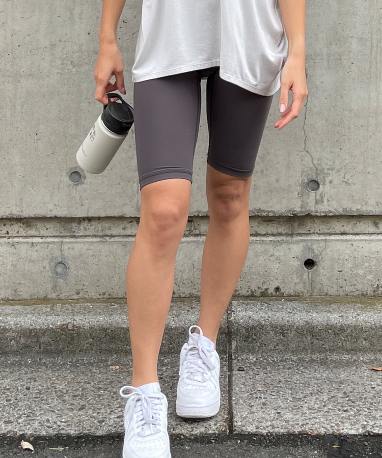 【定番】YOGA FITハーフレギンス／UVカット・吸汗速乾・ホットヨガ対応・水着・水陸両用 詳細画像