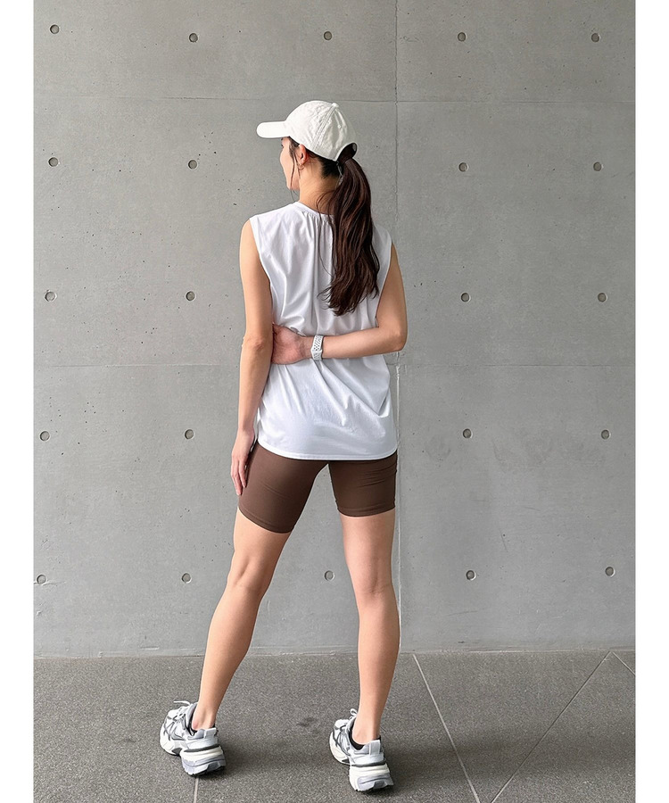 【定番】YOGA FITハーフレギンス／UVカット・吸汗速乾・ホットヨガ対応・水着・水陸両用 詳細画像