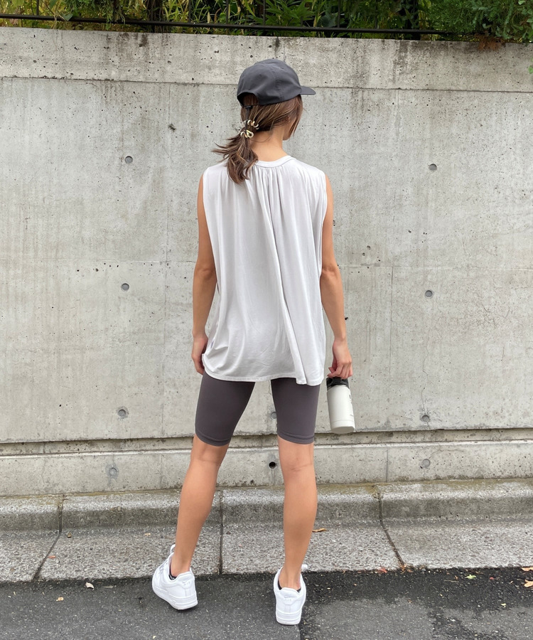 【定番】YOGA FITハーフレギンス／UVカット・吸汗速乾・ホットヨガ対応・水着・水陸両用 詳細画像