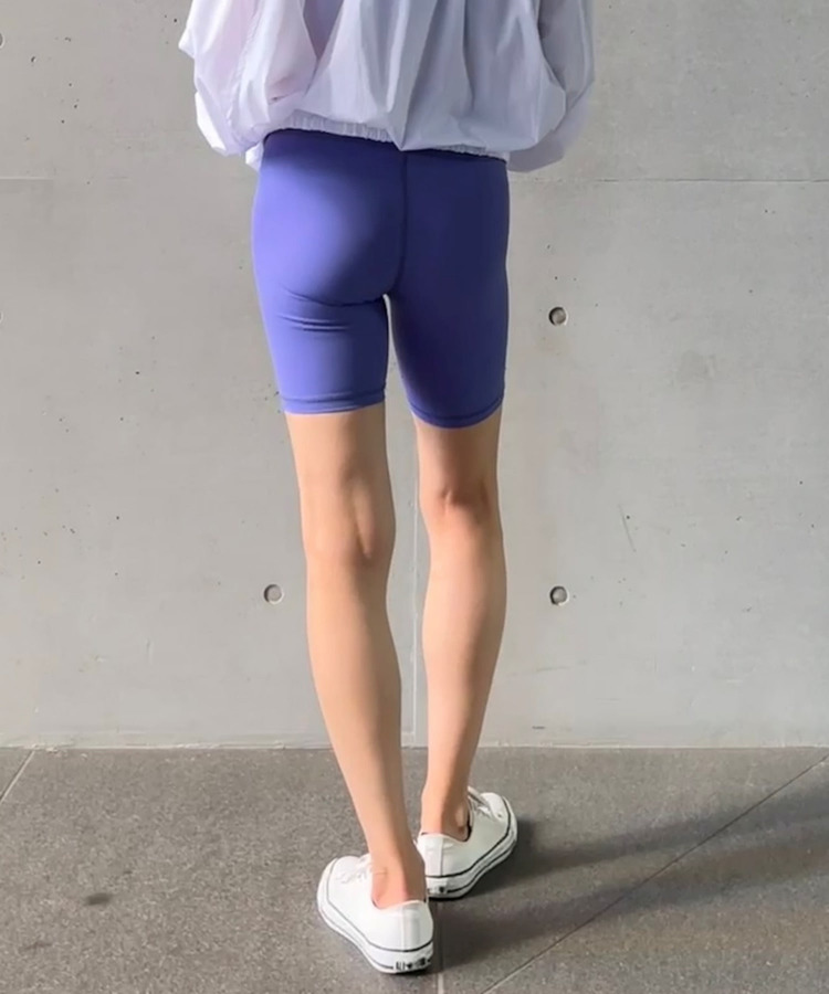 【定番】YOGA FITハーフレギンス／UVカット・吸汗速乾・ホットヨガ対応・水着・水陸両用 詳細画像