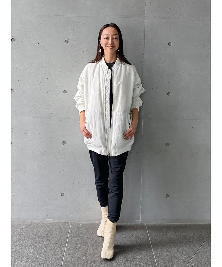 MA-1/トップサーモ・吸湿発熱・撥水 詳細画像 ホワイト