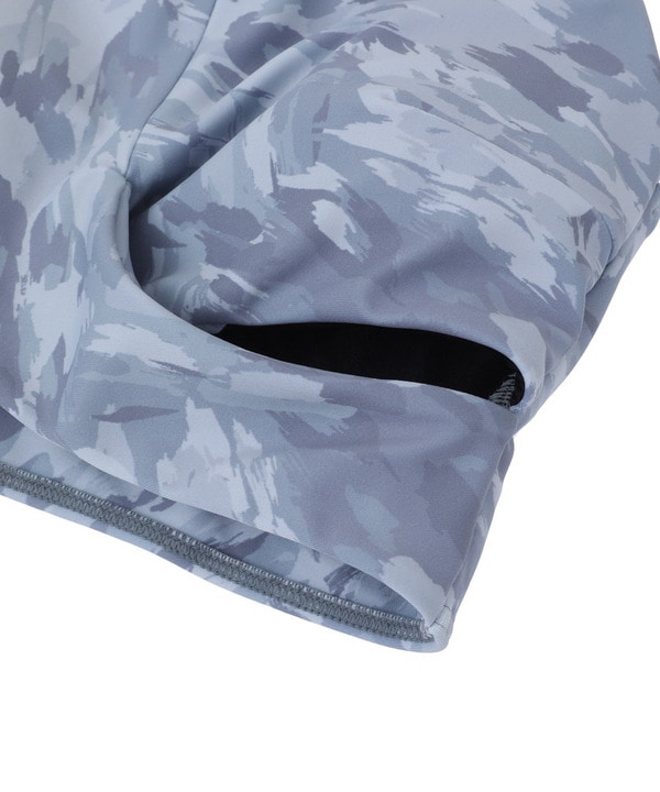 FadeLeopardプリントショートトップス/パット付き・水着・UVカット・水陸両用・吸汗速乾・ホットヨガ対応・耐塩素 詳細画像