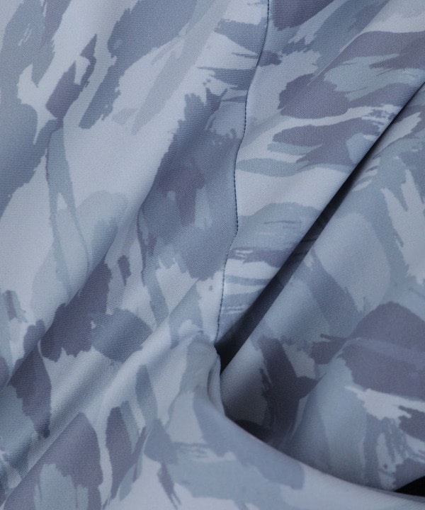 FadeLeopardプリントショートトップス/パット付き・水着・UVカット・水陸両用・吸汗速乾・ホットヨガ対応・耐塩素 詳細画像