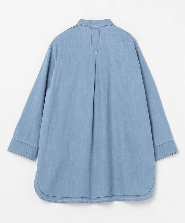 5.8onzデニムロングシャツ 詳細画像