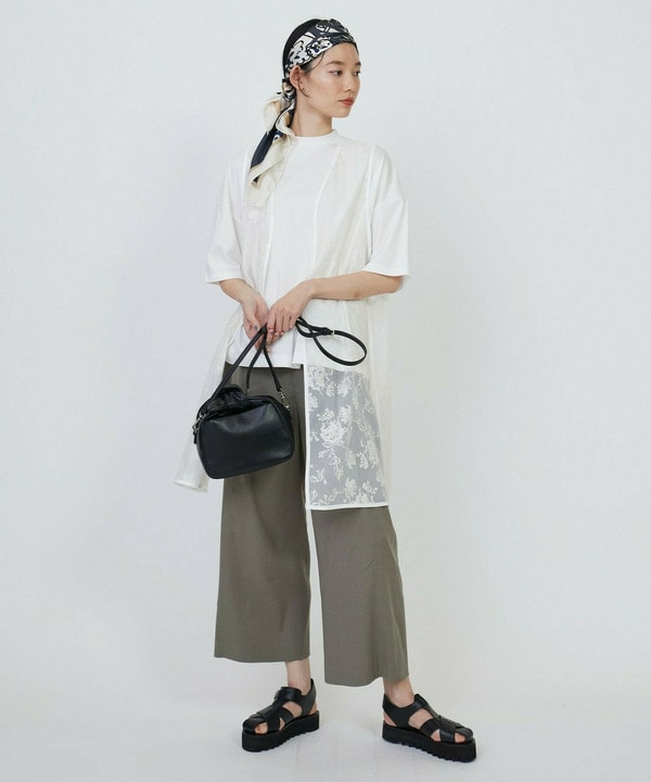 オーガンジーフラワー刺繍ジレ 詳細画像