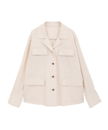 テンセルリネンストレッチジャケット