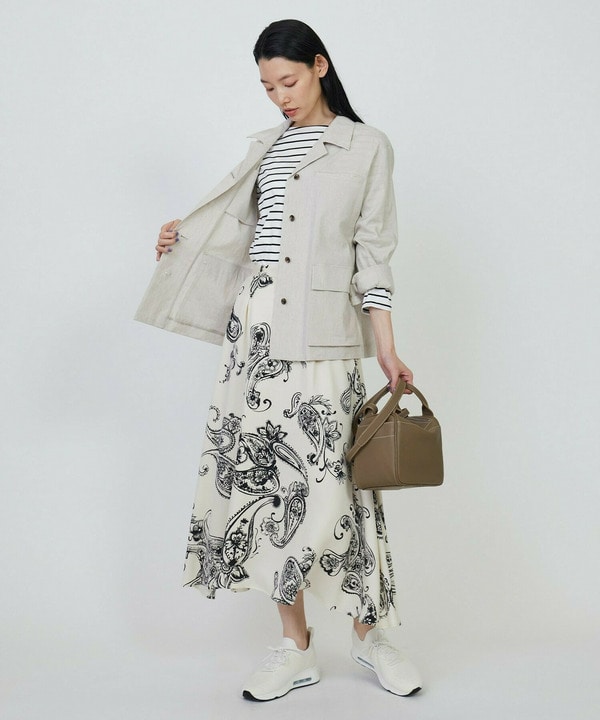 テンセルリネンストレッチジャケット 詳細画像