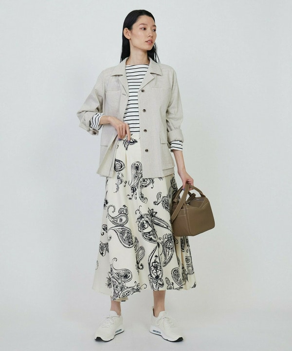 テンセルリネンストレッチジャケット 詳細画像