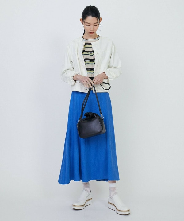 リネンツイルスカート 詳細画像