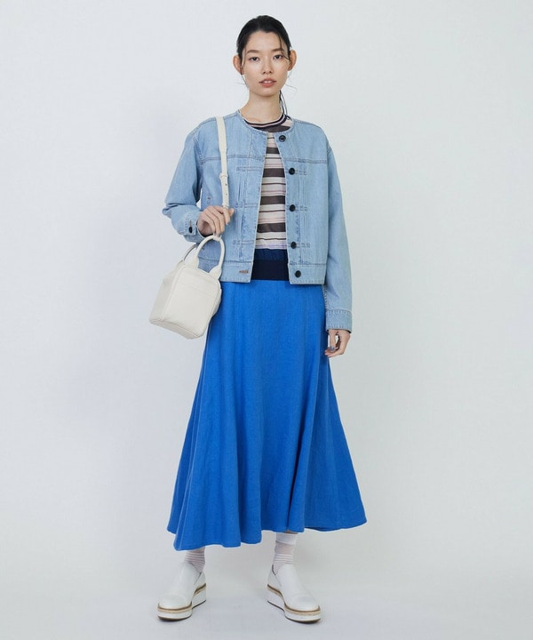 リネンツイルスカート 詳細画像