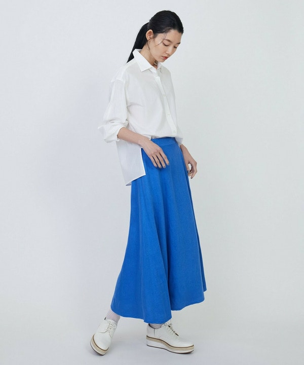 リネンツイルスカート 詳細画像