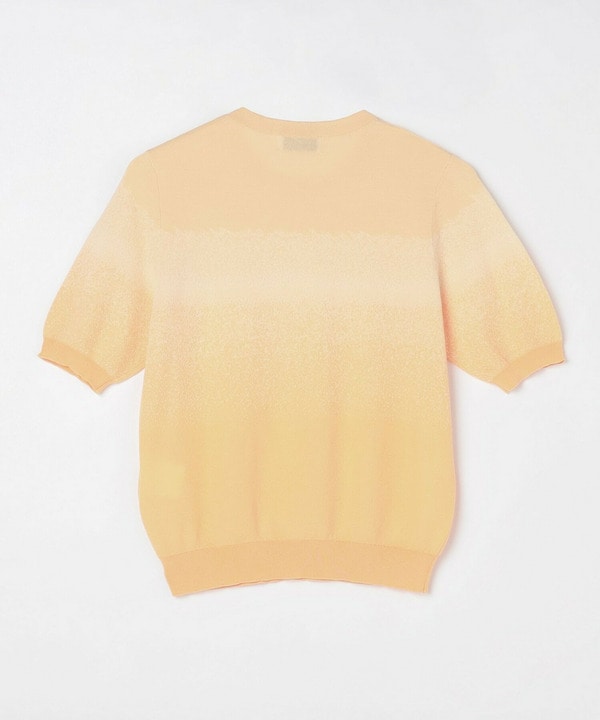 グラデーションジャガードクルーネックニット 詳細画像