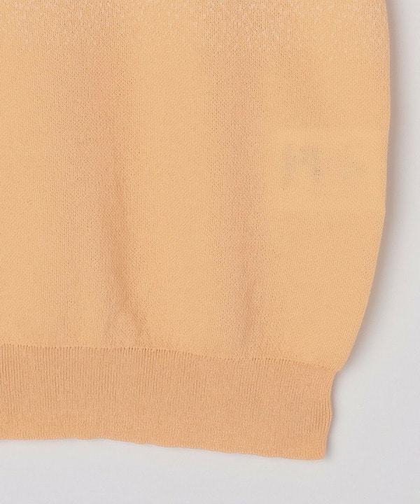 グラデーションジャガードクルーネックニット 詳細画像