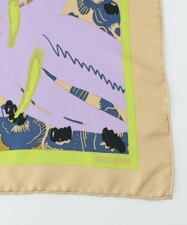 manipuri 別注カラースカーフ（ボタニックガーデン） 詳細画像