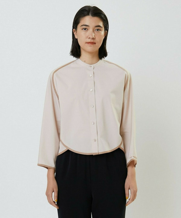 ストレッチブロードブラウス 詳細画像