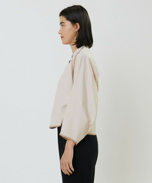 ストレッチブロードブラウス 詳細画像