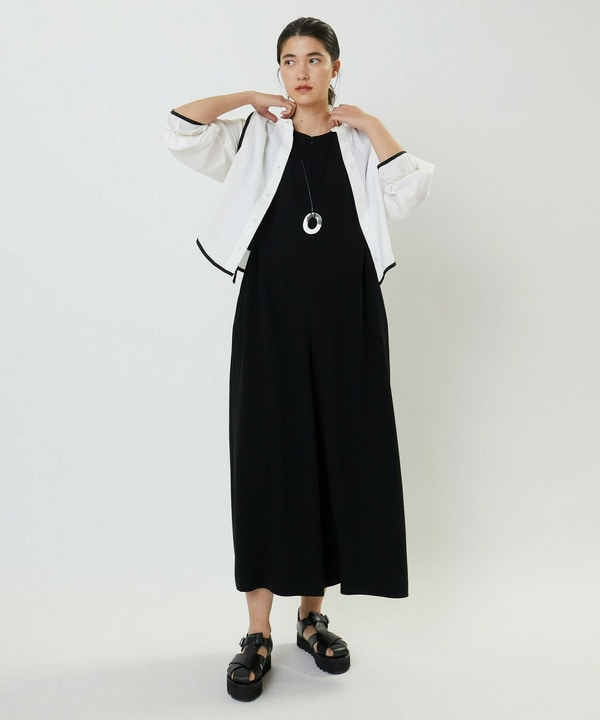 ストレッチブロードブラウス 詳細画像