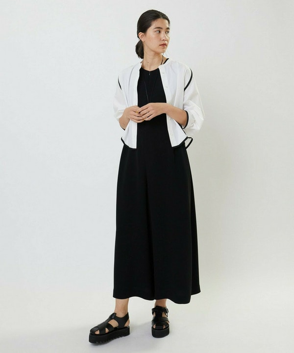 ストレッチブロードブラウス 詳細画像