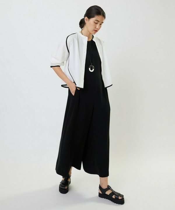 ストレッチブロードブラウス 詳細画像