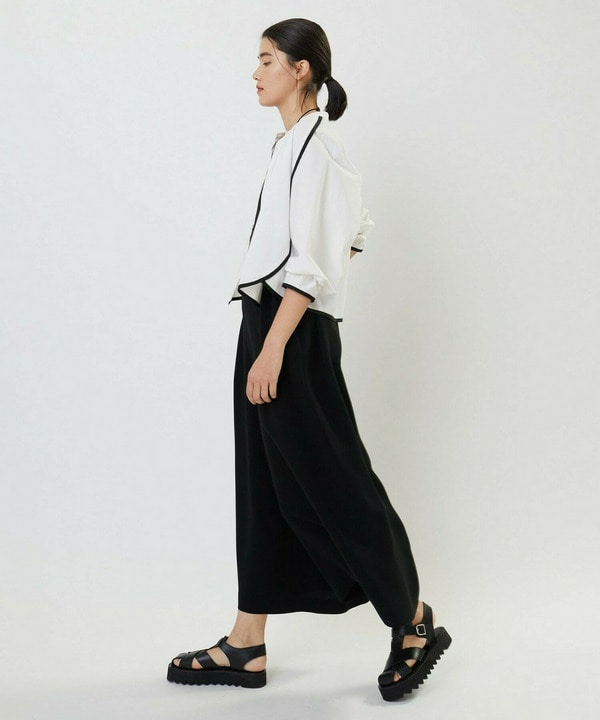 ストレッチブロードブラウス 詳細画像