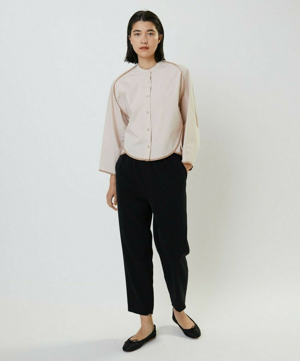 ストレッチブロードブラウス 詳細画像