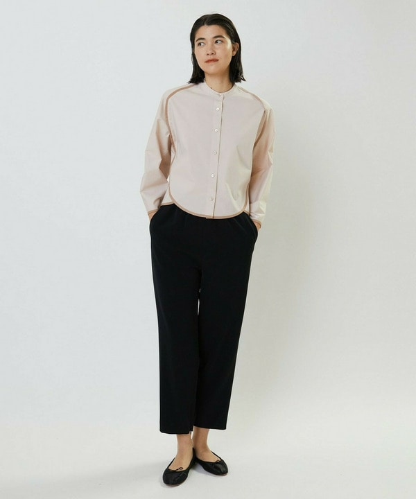 ストレッチブロードブラウス 詳細画像