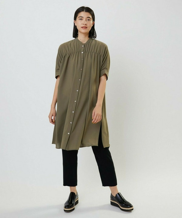 サマーポプリンロングシャツ 詳細画像