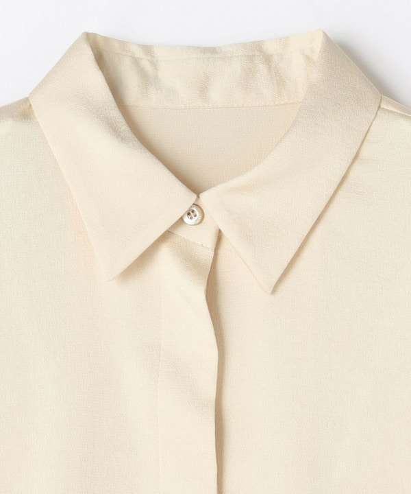 サテンヴィンテージシャツブルゾン 詳細画像