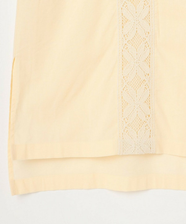 コットンレーヨンローンボタニカルダイワンピース 詳細画像