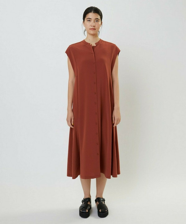 ストレッチデシンワンピース 詳細画像